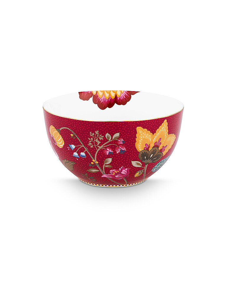 PIP STUDIO Schale BLOOMING TALES 15cm Fantasy Darkred dunkelrot
