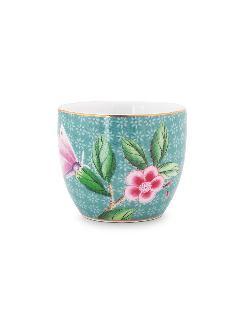 PIP STUDIO Eierbecher 4,5cm Blushing Birds  türkis