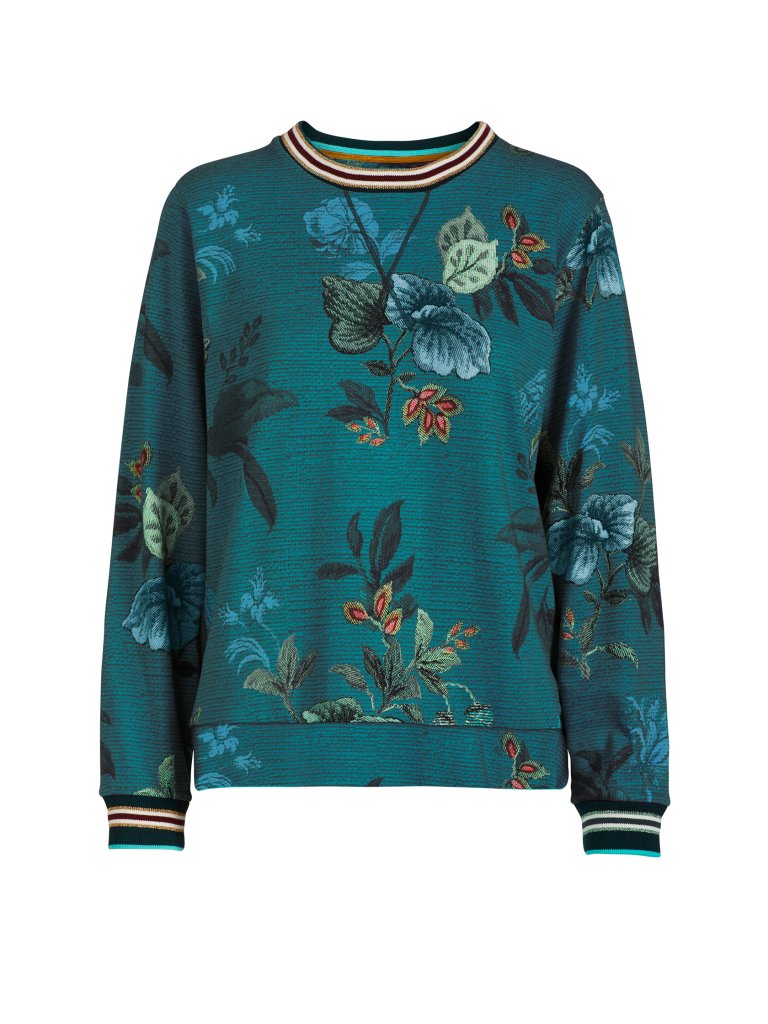 PIP STUDIO Loungeshirt Tulipa Feafy blau | XS