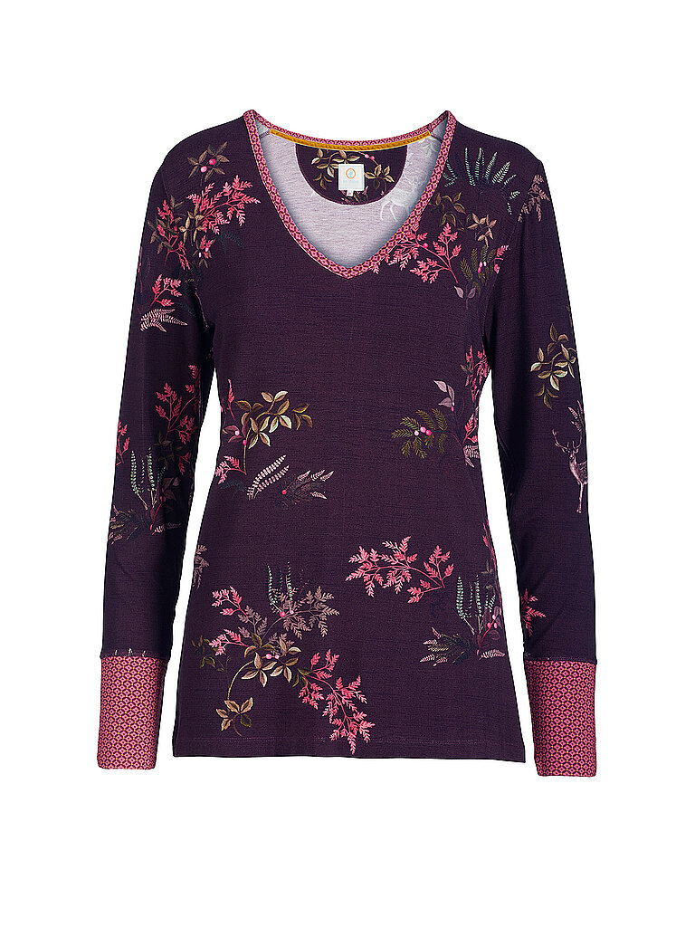 PIP STUDIO Loungeshirt Trix Woodsy rot | XS