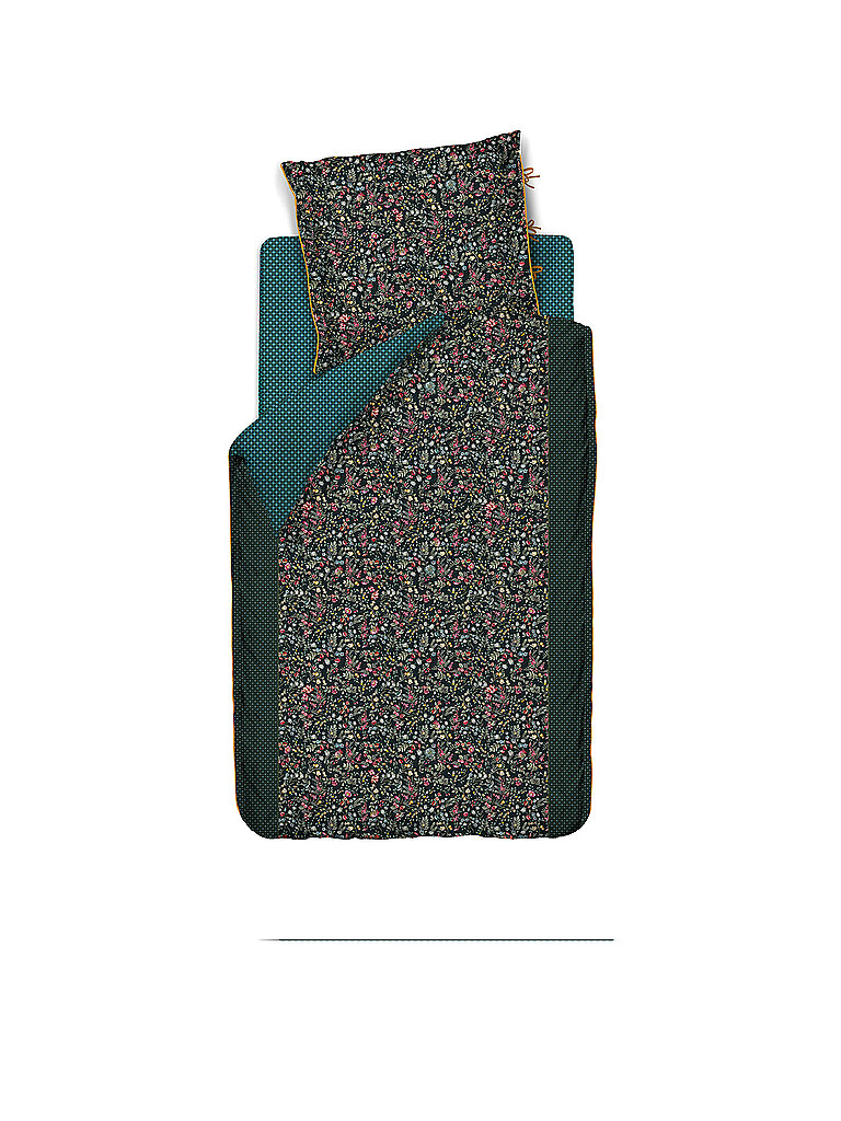 PIP STUDIO Perkal Bettwäsche Midnight Garden 70x90cm/140x200cm  grün