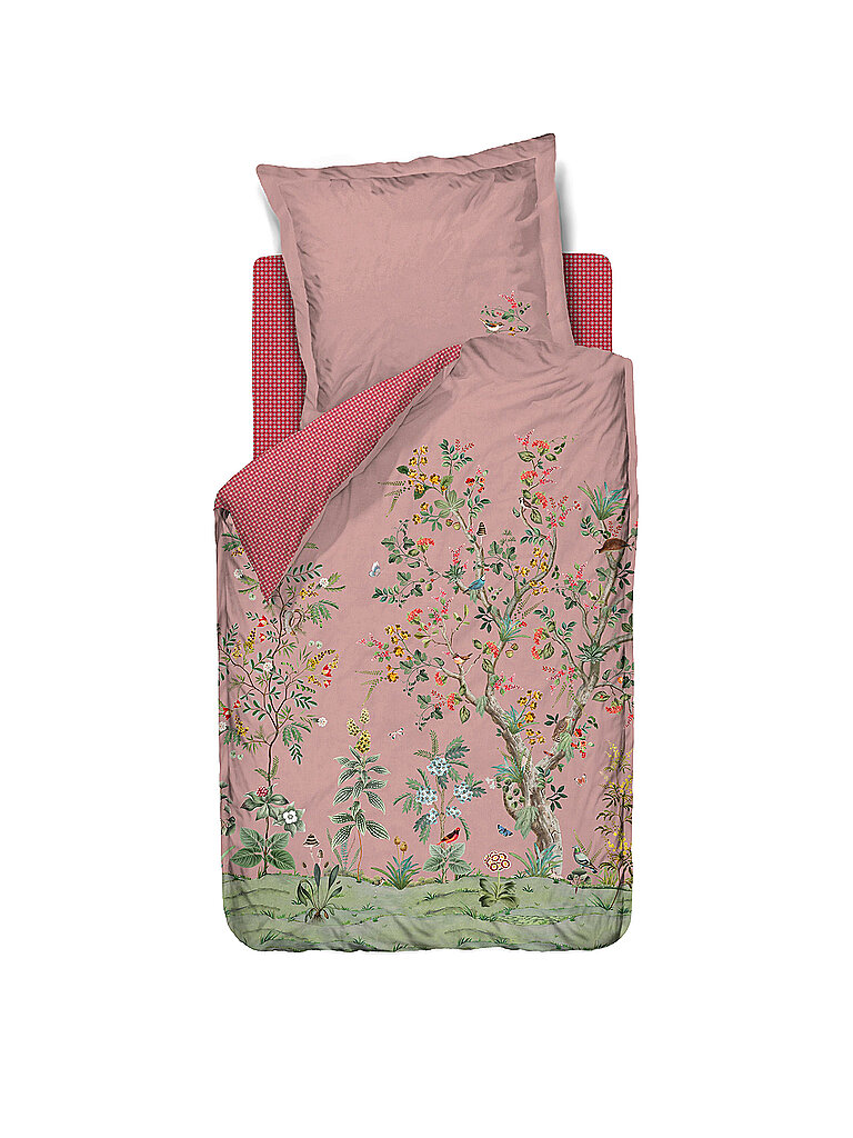 PIP STUDIO Perkal Bettwäsche Wild and Tree 70x90cm/140x200cm  pink
