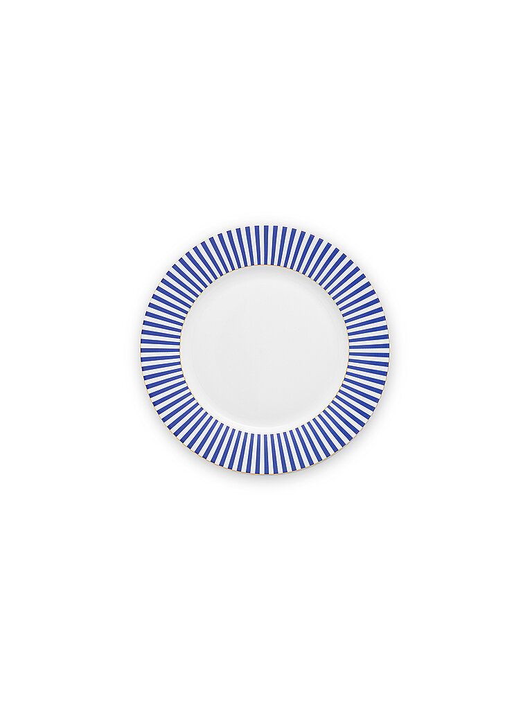 PIP STUDIO Speiseteller 26,5cm Royal Stripes  weiß