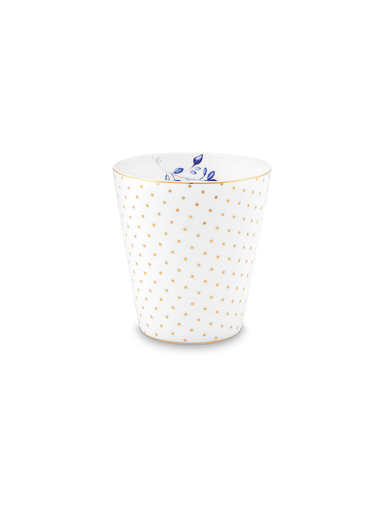 PIP STUDIO Becher Royal Dots White 230ml weiß