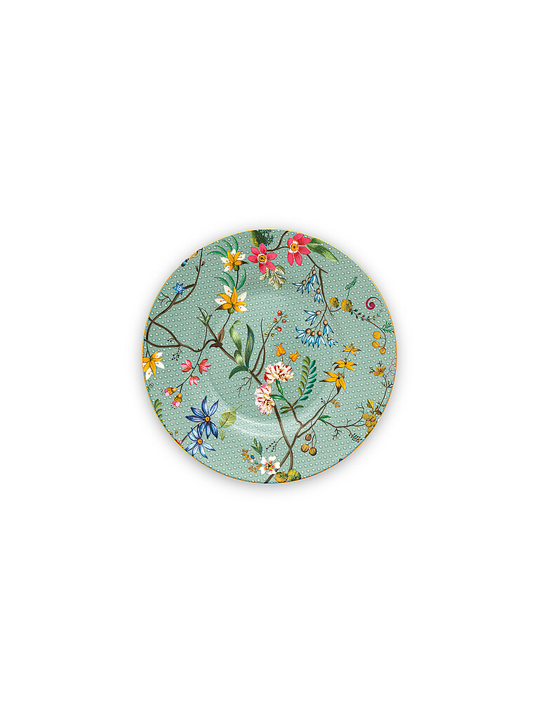 PIP STUDIO Teller Petit Four 12cm  Jolie Flowers Blue türkis