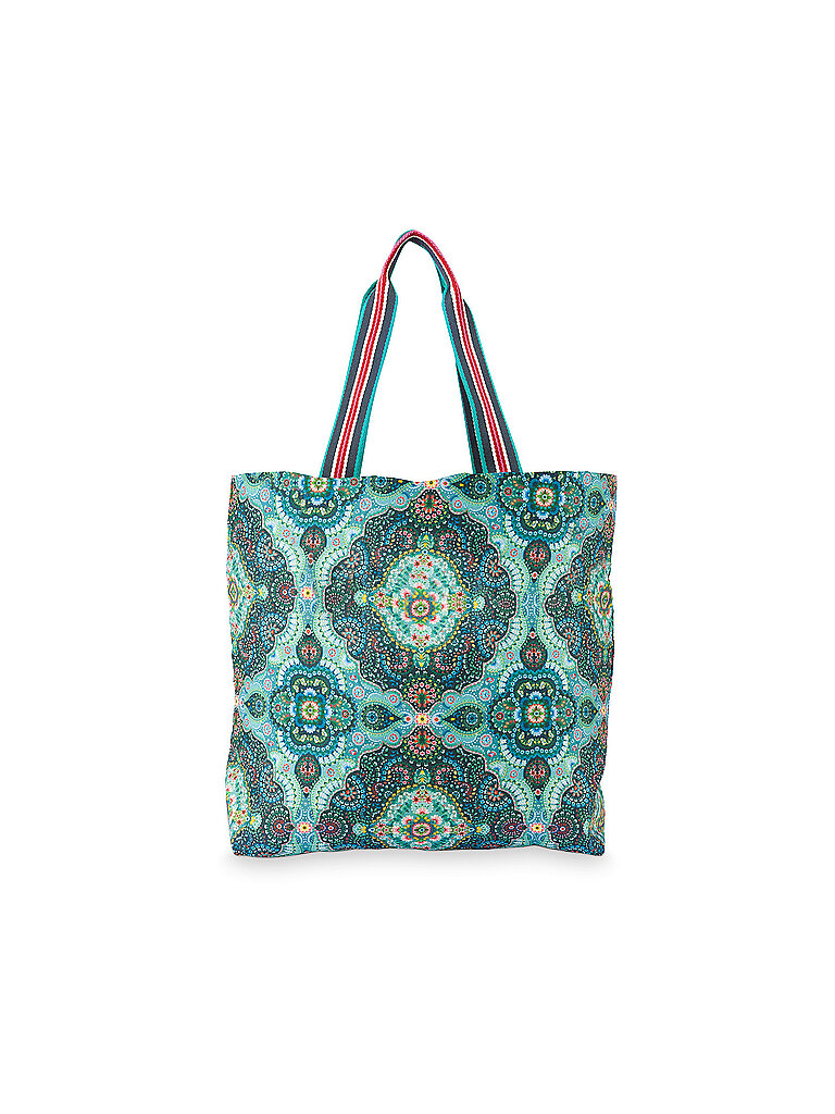 PIP STUDIO Faltbare Tasche - Shopper Moon Delight 48x35x15cm  türkis