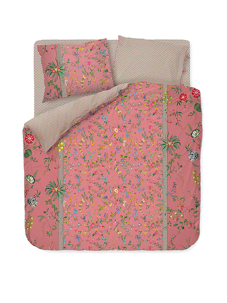 PIP STUDIO Perkal Bettwäsche Petites Fleurs 2x 70x90cm / 200x200cm Pink rosa