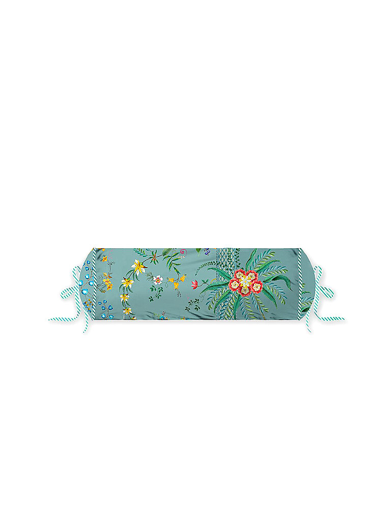 PIP STUDIO Nackenrolle gefüllt Petites Fleurs 22x70cm Blau petrol