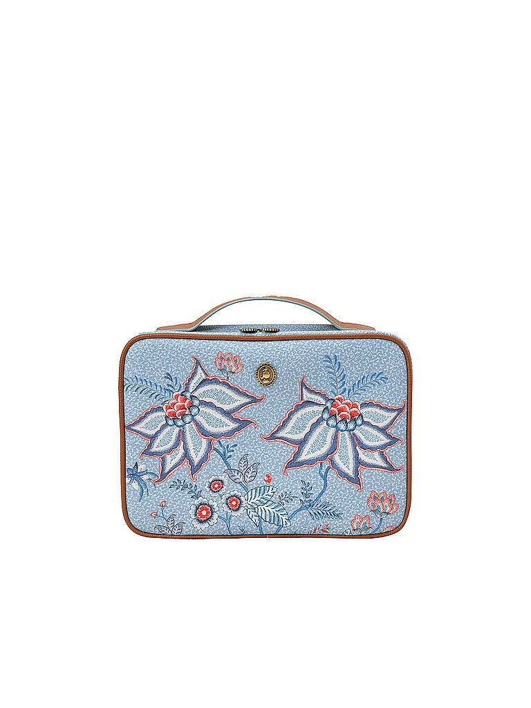 PIP STUDIO | Beauty Case Flower Festival L Light Blue | hellblau