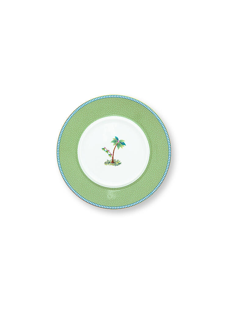 PIP STUDIO | Butterdose rund 17x8cm  | hellgrün