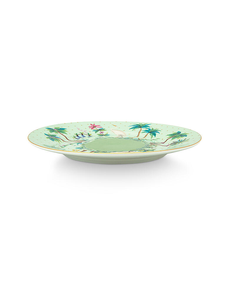 PIP STUDIO | Dessertteller Jolie 17cm Gold Dots Green | hellgrün