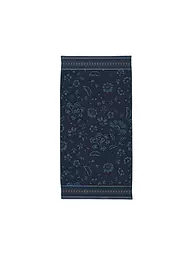 PIP STUDIO | Duschtuch  JASMIN JACQUARD 70x140cm Dark Pink | dunkelblau