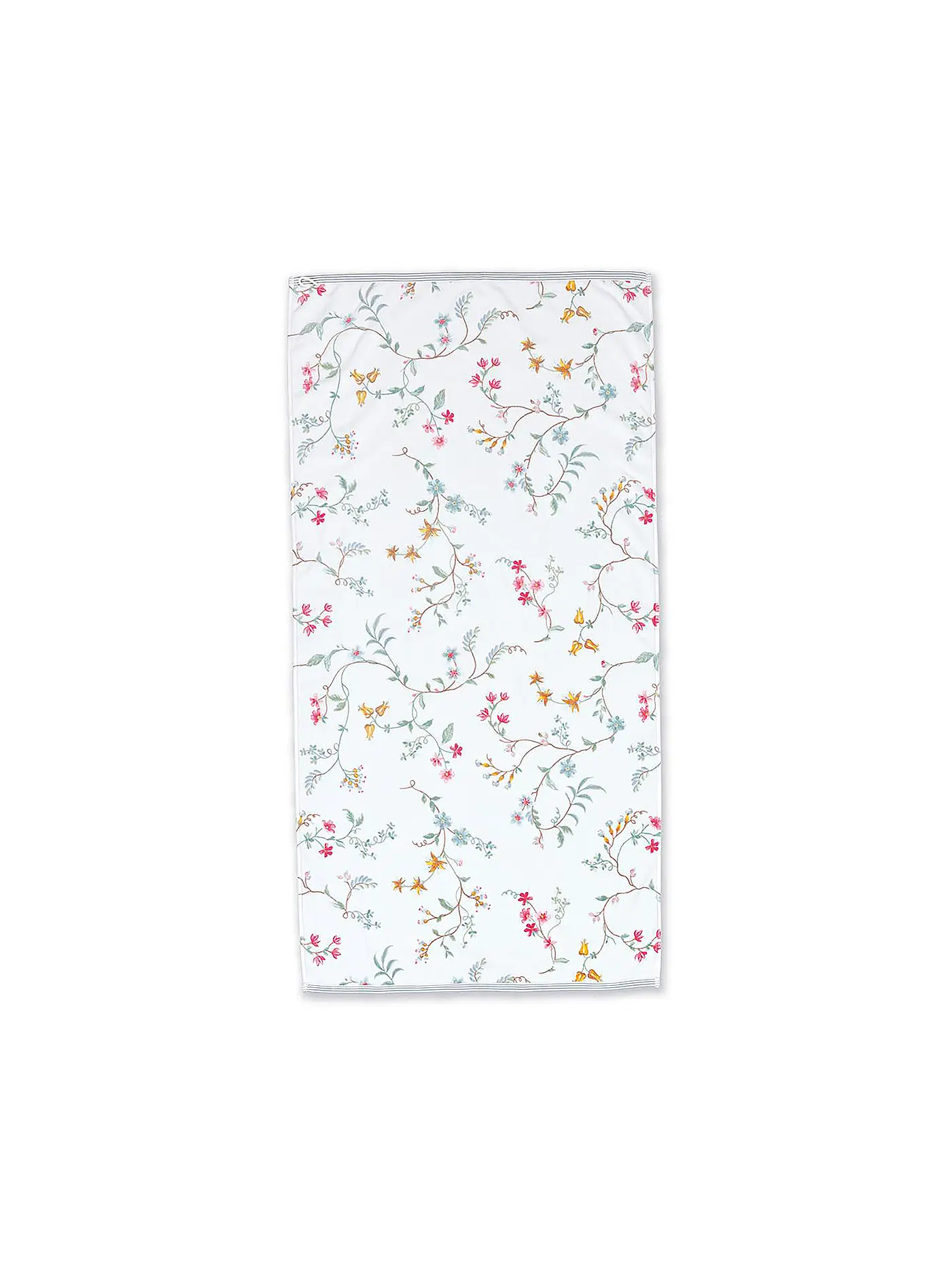 PIP STUDIO | Duschtuch LES FLEURS 70x140cm Blau | weiss