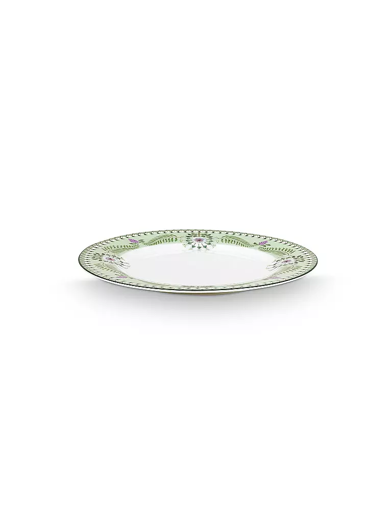 PIP STUDIO | Frühstücksteller groß LILY & LOTUS 23cm Light Green | lila