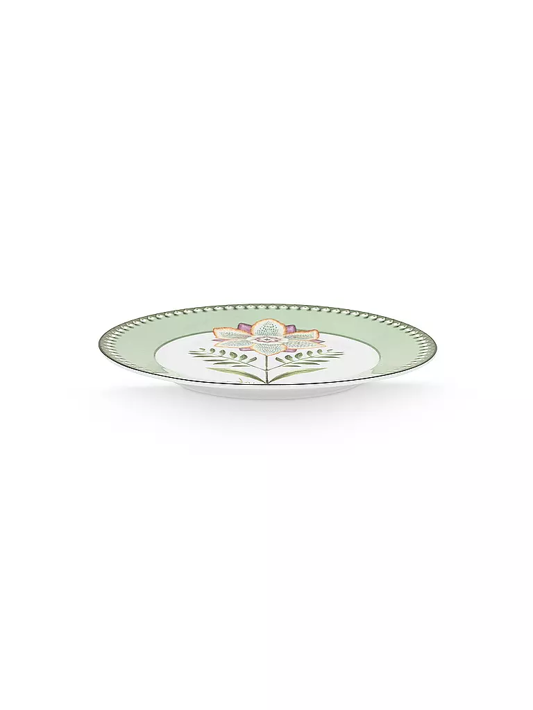 PIP STUDIO | Frühstücksteller klein LILY & LOTUS 21cm Light Green | lila