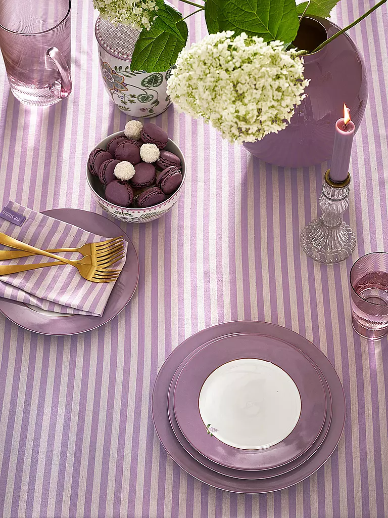 PIP STUDIO | Frühstücksteller klein LILY & LOTUS 21cm Uni Lilac | hellgrün