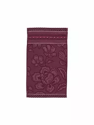 PIP STUDIO | Gästetuch  JASMIN JACQUARD 30x50cm Dark Pink | beere