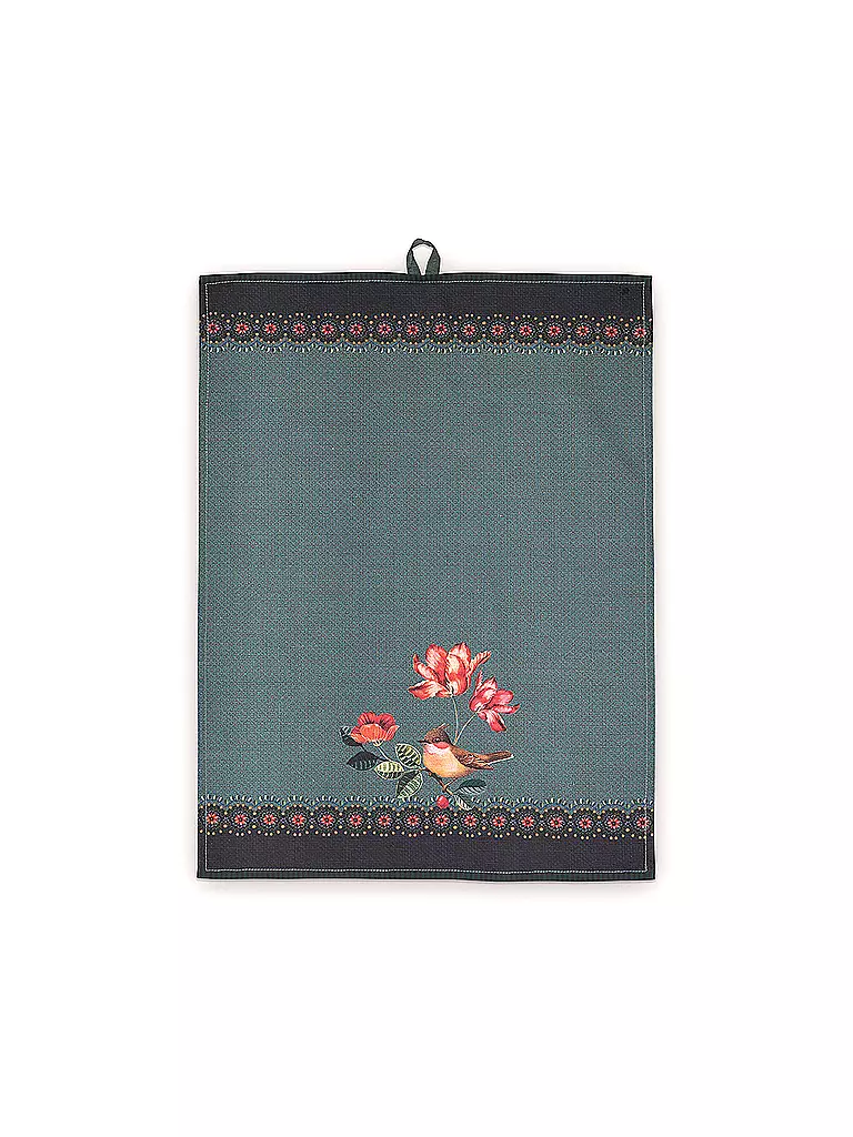 PIP STUDIO | Geschirrtuch WINTER WONDERLAND 50x70cm Bird Green | petrol