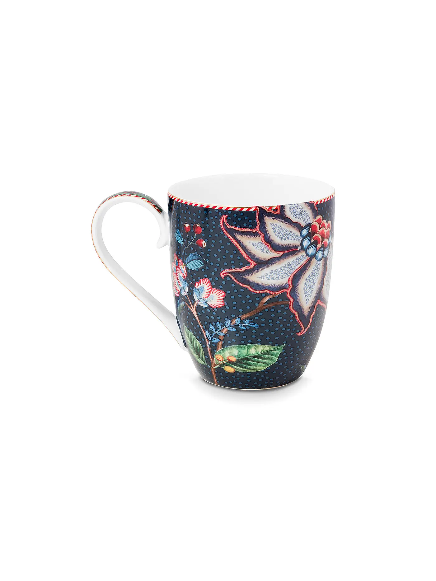 PIP STUDIO | Henkelbecher 2-er Set BERRY BLUES 450ml Large Blue | dunkelblau