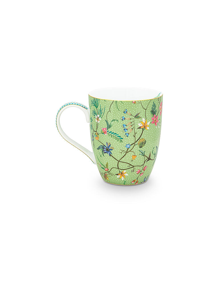 PIP STUDIO | Henkelbecher Large Jolie 350ml  | hellgrün