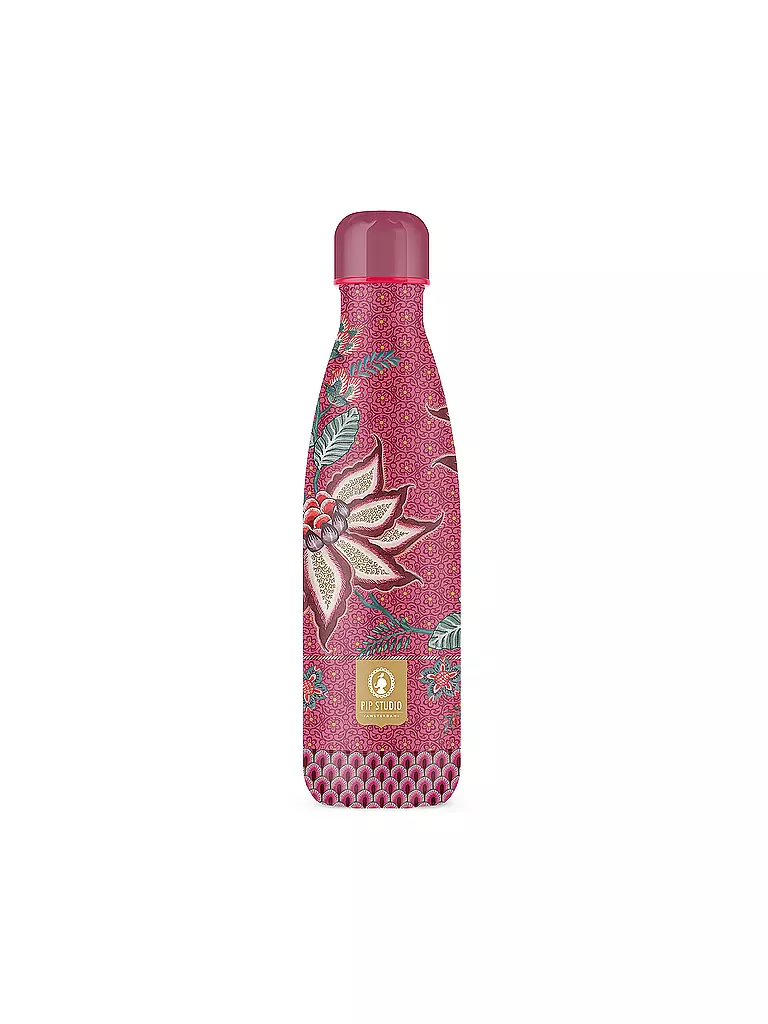 PIP STUDIO | Isolierflasche - Thermosflasche 500ml Flower Festival | dunkelrot