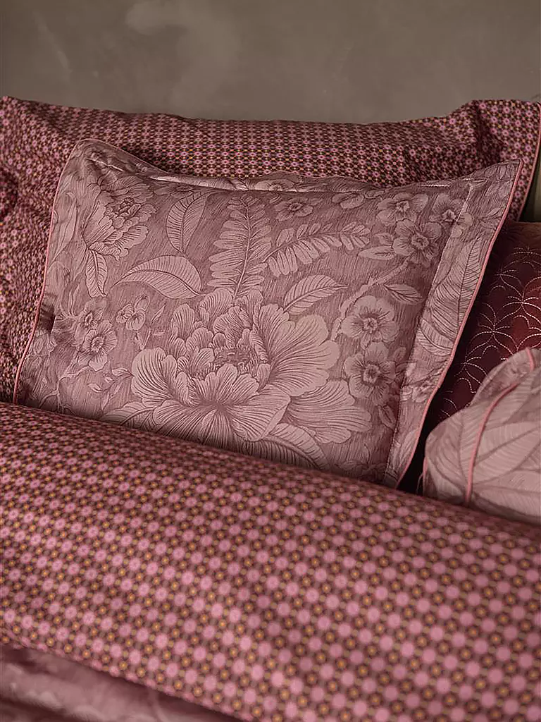 PIP STUDIO | Kissen gefüllt 45x45cm CASA DEI FIORI Terra | beere