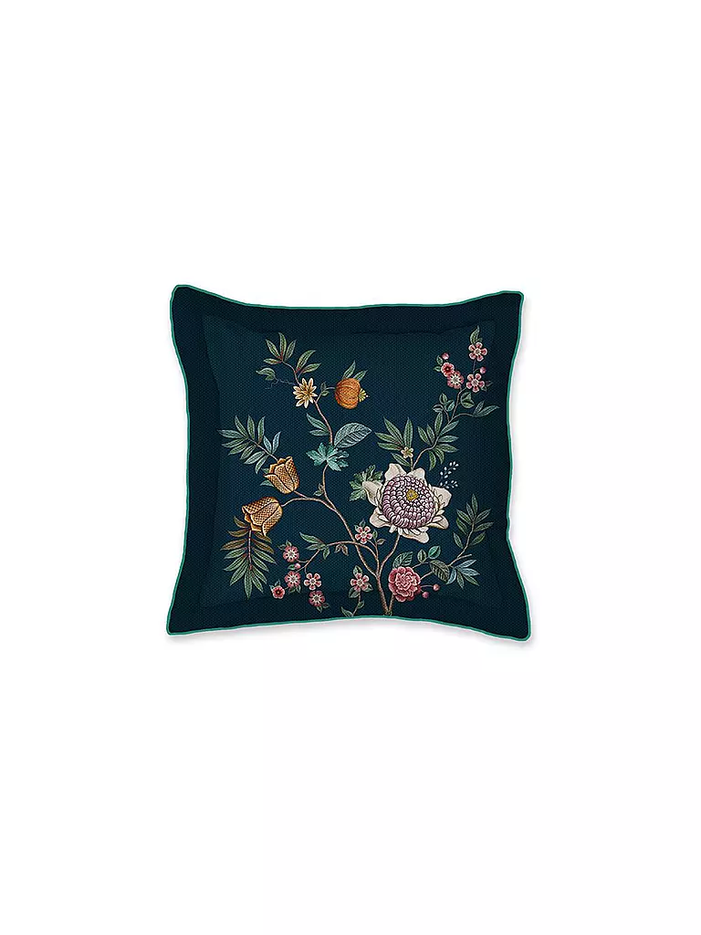 PIP STUDIO | Kissen gefüllt 45x45cm IL PARADISO Dark Blue | dunkelblau