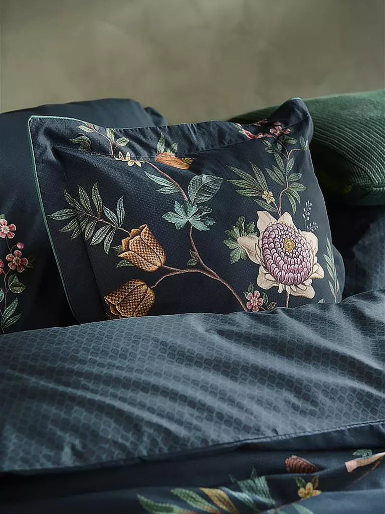 PIP STUDIO | Kissen gefüllt 45x45cm IL PARADISO Dark Blue | dunkelblau