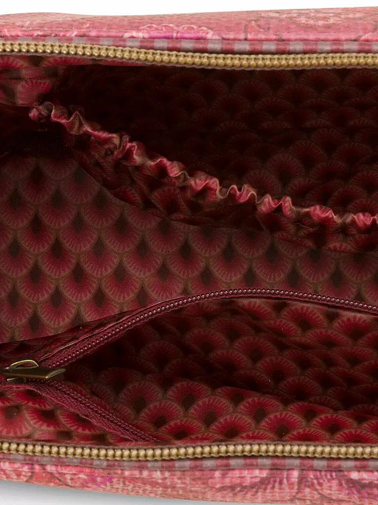 PIP STUDIO | Kosmetiktasche KYOTO FESTIVAL 22,5x9x15cm dark pink | beere