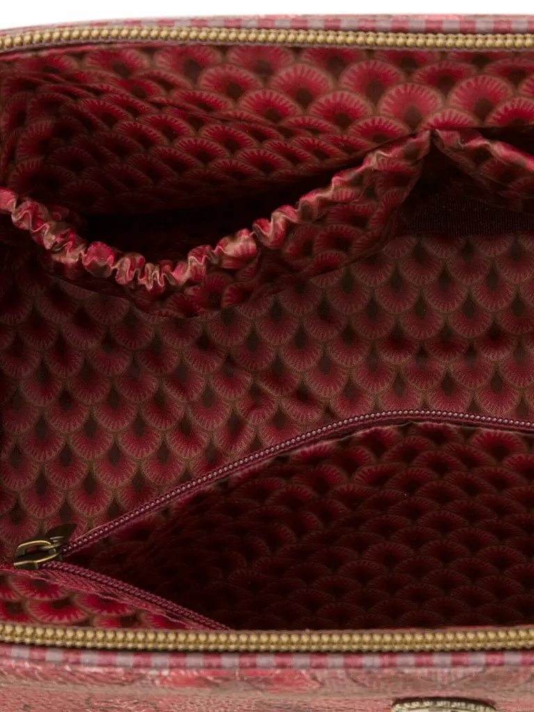 PIP STUDIO | Kosmetiktasche KYOTO FESTIVAL 26x18x 12cm dark pink | beere