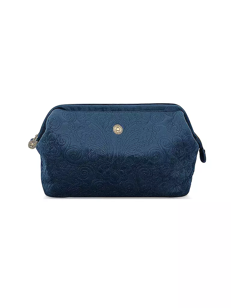 PIP STUDIO | Kosmetiktasche Velvet QUILTEY DAYS X-Large | blau