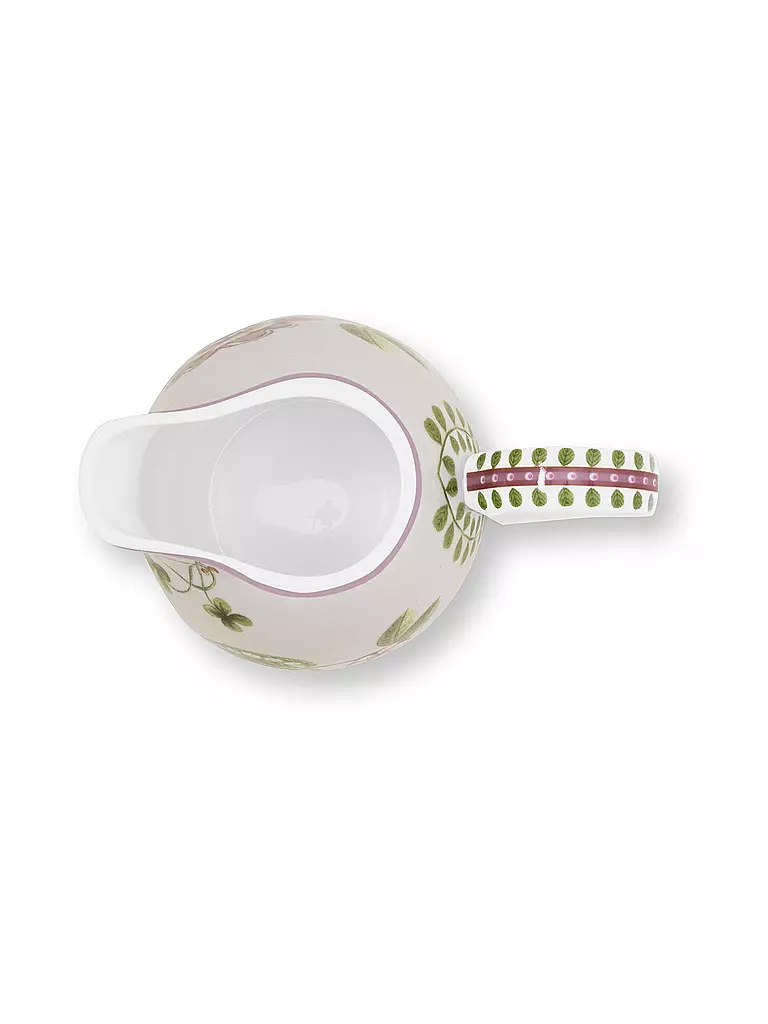 PIP STUDIO | Milchkännnchen  LILY & LOTUS 250ml Off White | hellgrün