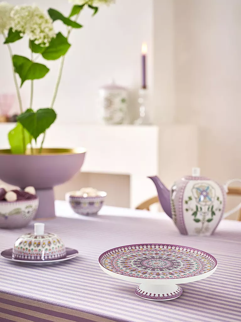 PIP STUDIO | Mini Tortenplatte  LILY & LOTUS 21cm Moon Delight | hellgrün