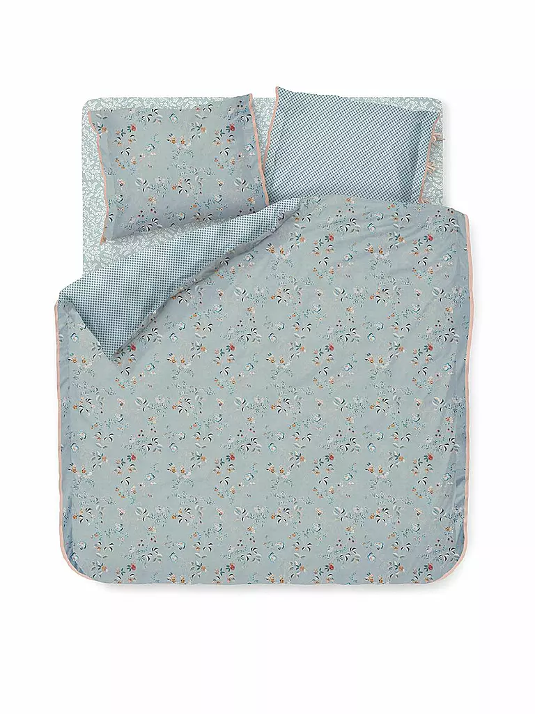 PIP STUDIO | Perkal Bettwäsche 2x 70x90cm / 200x200cm Light Blue | hellblau