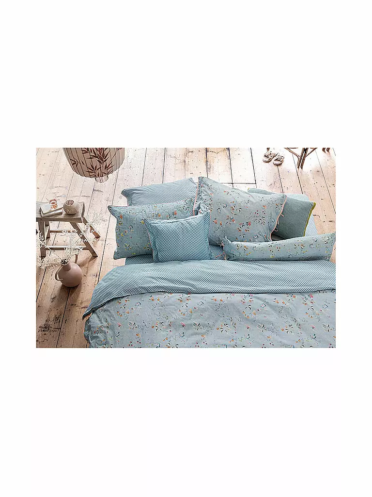 PIP STUDIO | Perkal Bettwäsche 2x 70x90cm / 200x200cm Light Blue | hellblau
