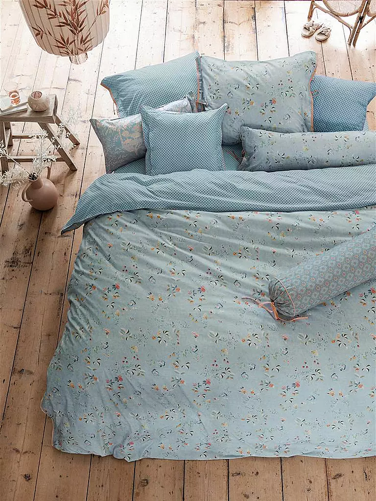 PIP STUDIO | Perkal Bettwäsche 2x 70x90cm / 200x200cm Light Blue | hellblau