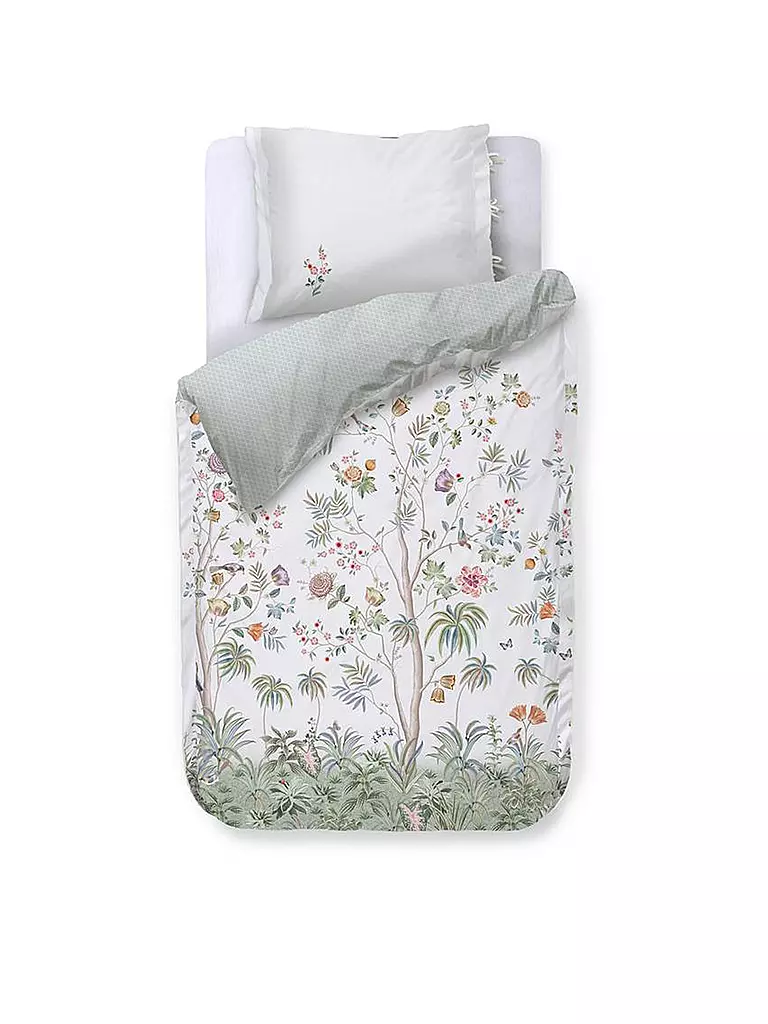 PIP STUDIO | Perkal Bettwäsche 70x90cm/140x200cm IL PARADISO White | weiss