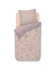 PIP STUDIO | Perkal Bettwäsche BAMBOO BLOSSOM 70x90cm/140x200cm White | camel