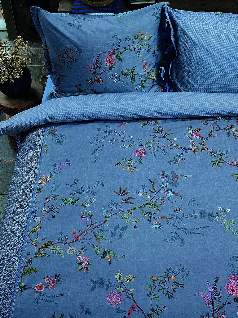 PIP STUDIO | Perkal Bettwäsche BUSTANI 70x90cm/140x200cm Blue | 