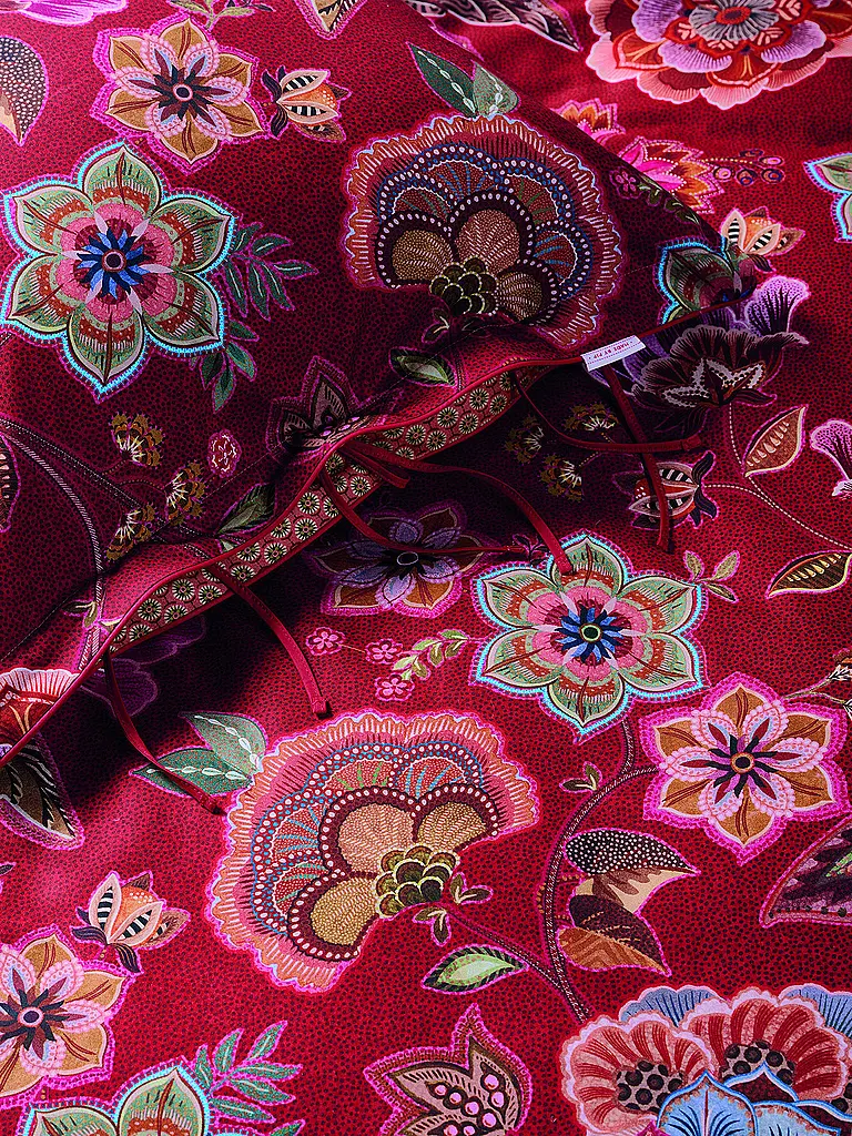 PIP STUDIO | Perkal Bettwäsche MATATA 70x90cm/140x200cm Red | dunkelrot