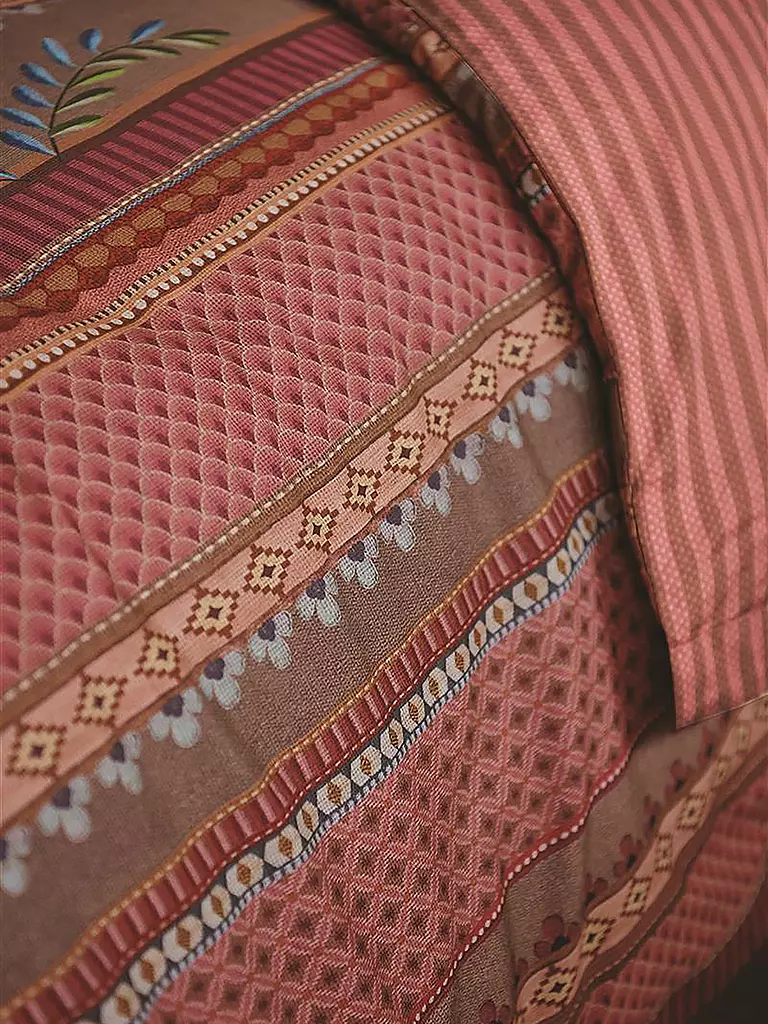 PIP STUDIO | Perkal Bettwäsche PIP CHIQUE 70x90cm / 140x200cm Pink | beere