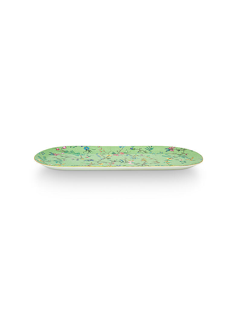 PIP STUDIO | Platte oval Jolie 33,3x15,5cm  | hellgrün