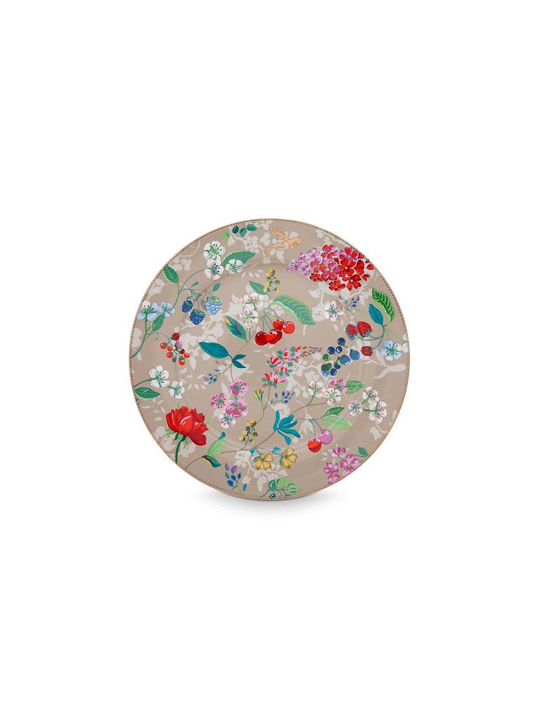 PIP STUDIO | Platzteller "Floral Hummingbirds" 32cm | beige