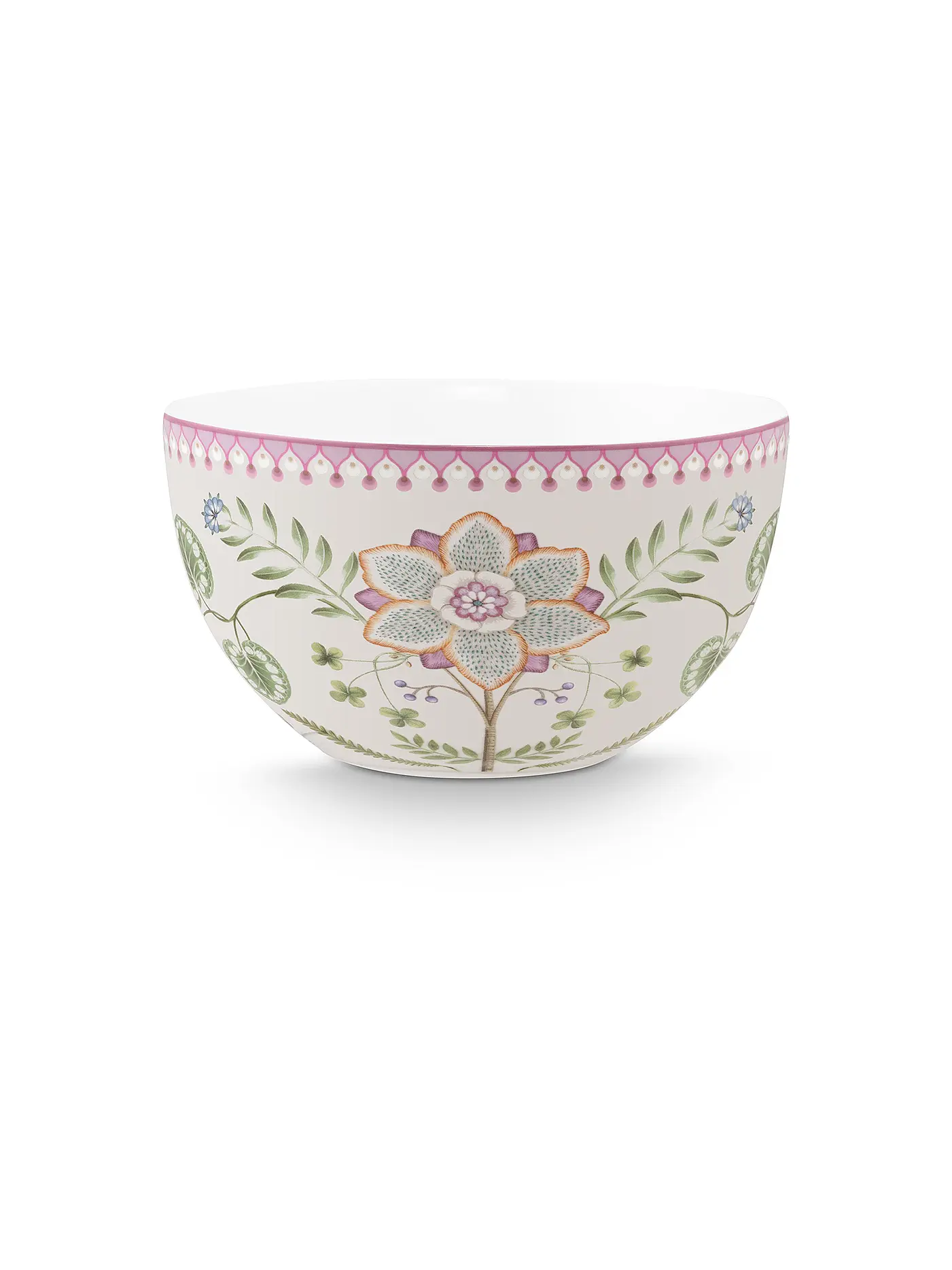 PIP STUDIO | Schale LILY & LOTUS 18cm Off White | lila