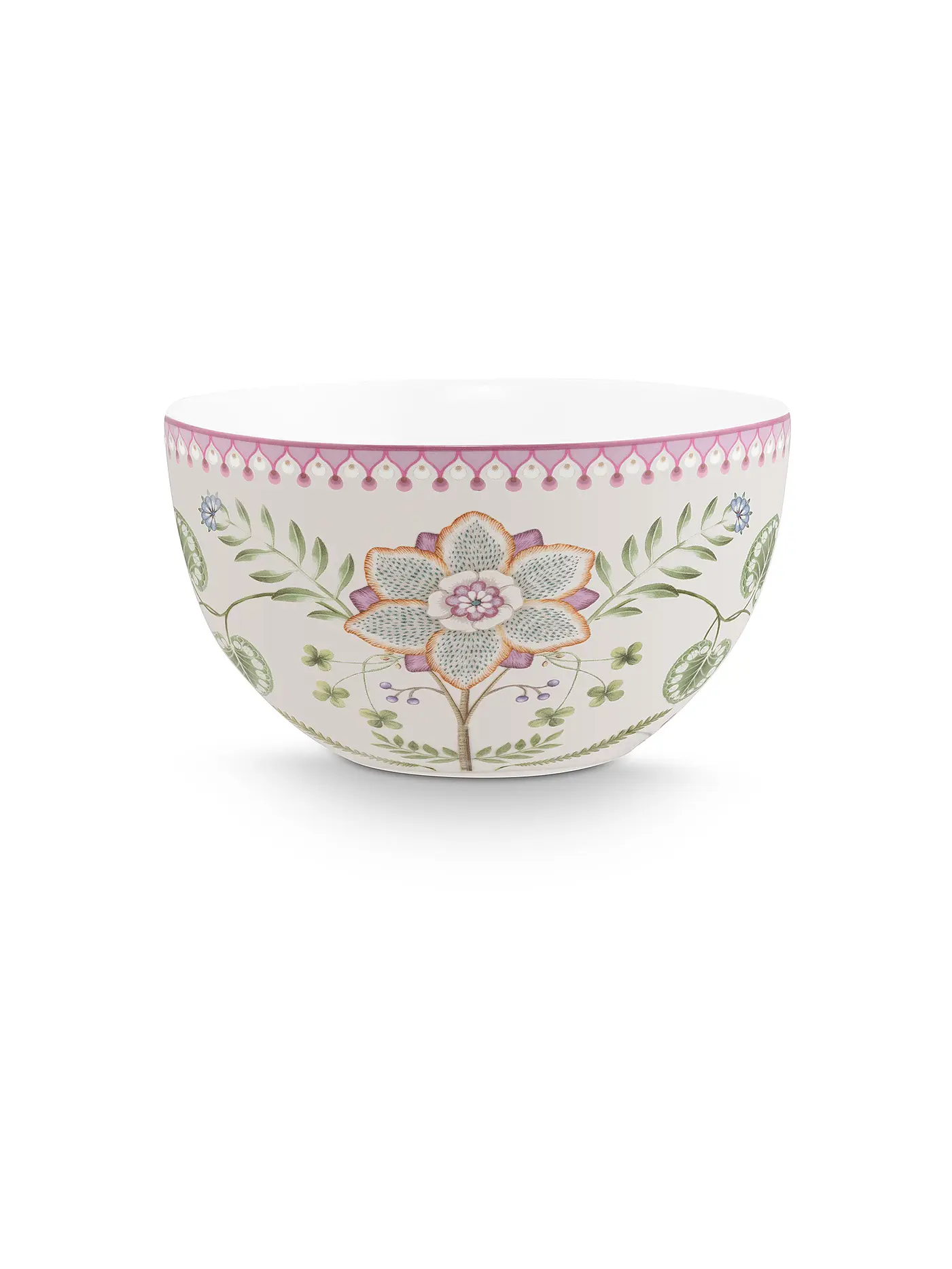 PIP STUDIO | Schale LILY & LOTUS 18cm Off White | lila