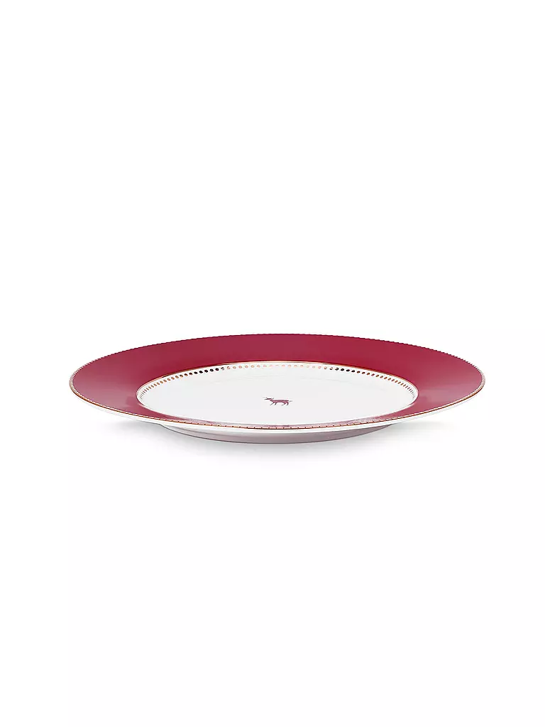 PIP STUDIO | Speiseteller 26,5cm LOVE BIRDS Dark Red | 