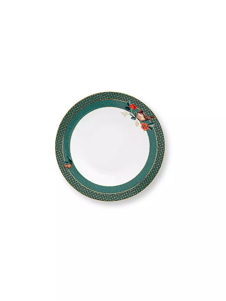 PIP STUDIO | Suppenteller 21,5cm WINTER WONDERLAND Bird Green | petrol