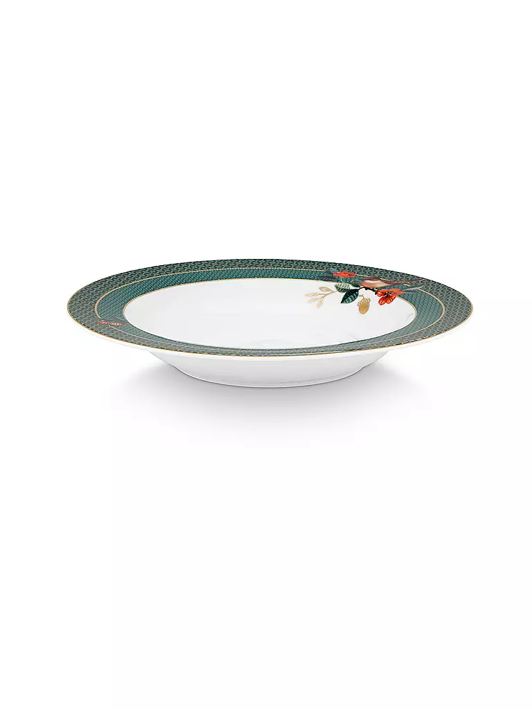 PIP STUDIO | Suppenteller 21,5cm WINTER WONDERLAND Bird Green | petrol