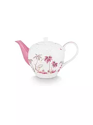 PIP STUDIO | Teekanne Large 1,6l JOLIE DOTS Gold/Pink | weiss