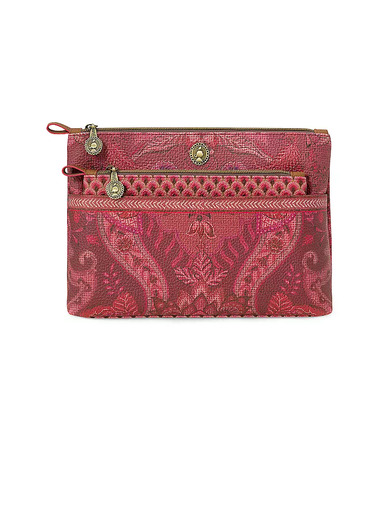 PIP STUDIO | Toilettetasche KYOTO FESTIVAL 26x18x 12cm Combo dark pink | beere
